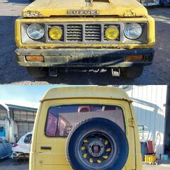部品取り車 平成2年(1990年) JA71V ジムニー ５MT車 ４WD ７万キロの画像