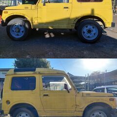 部品取り車 平成2年(1990年) JA71V ジムニー ５MT車 ４WD ７万キロの画像