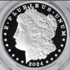 PCGS PR70DCAM 最高鑑定 2024-S モルガン ダラー 999銀貨 コインの画像