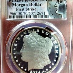 PCGS PR70DCAM 最高鑑定 2024-S モルガン ダ...