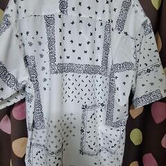 ペイズリー柄シャツの画像