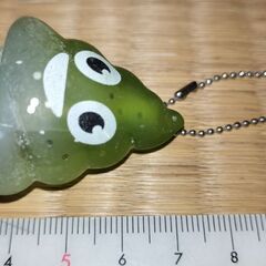  身につけてると運がつくかも、うんちキーホルダーの画像