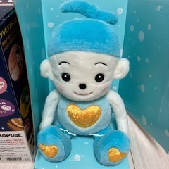 激安大特価！ 昭和レトロ、プリモプエル/ラムネブルー未使用品/現状品/動作 ぬいぐるみ
