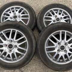 最終値下げ‼️ 　①　155/65R13 アルミ付き　タイヤ !...