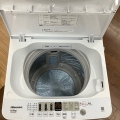 全自動洗濯機 Hisense HW-55E2 5.5kg 2022年製 のご紹介‼︎の画像