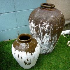 【雑貨】つぼ　（小）　高さ約30cm×直径約20cm　（壺、ツボ）の画像