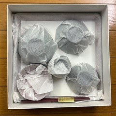 日枝神社 お食い初め食器セット（男女兼用・箱付き）の画像