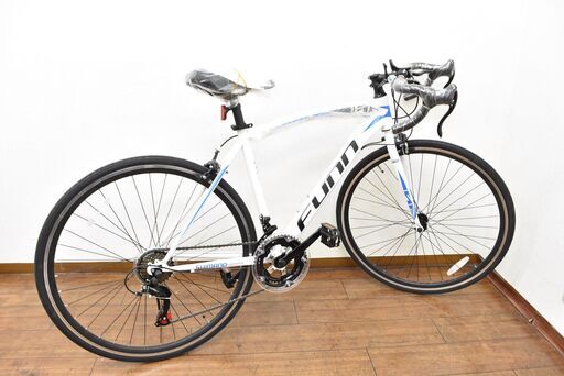 1#中古　ロードバイク 自転車 初心者 21段変速　ホワイト GR-Je t'aime 700Cロードバイク 21段変速 GRAPHIS ホワイト