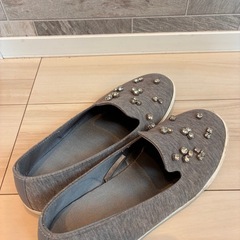 キラキラ25cmレディース靴の画像