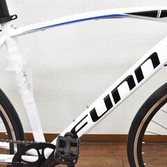  🚲✨クロスバイク GT100✨🚲✨21テクノロジー 1年保証付き✨🚲ホワイト/ブルー✨S858の画像