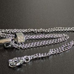 ステンレススチール/フィットネスジムチェーンネックレス②（新品）の画像