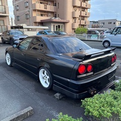 値下中　即ドリ　車検残り有　純正ターボエンジン　MT載替公認済　カスタム多数　ER34 25GT-T スカイライン セダン　RB25DET 5MT 日産　R34の画像