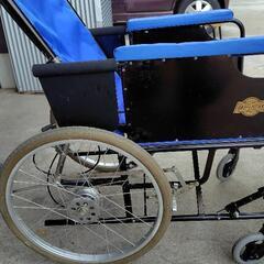 本日引き取り限定！介護用品 車椅子 リクライニング 折りたたみ式 の画像