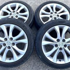 最終値下げ‼️　 ② 超バリ溝❗ マツダ純正❗　205/50R1...