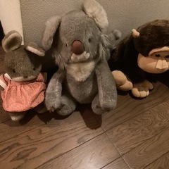 コアラ親子、ウサギ