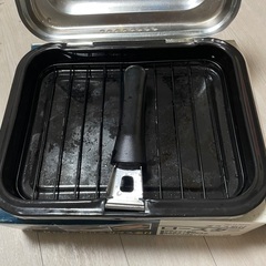 焼風味　ガラス窓付き〈ふっ素アミ〉ロースターの画像