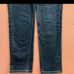 無印良品　デニムストレッチテーパードパンツ23 の画像