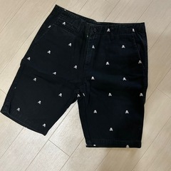 メンズパンツ💙刺繍付き　美品の画像
