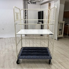 カゴ台車 移動式ラック 荷物運搬台車