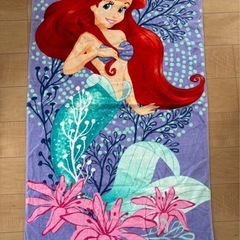 ディズニー マーメイド　タオルケット バスタオル 大判