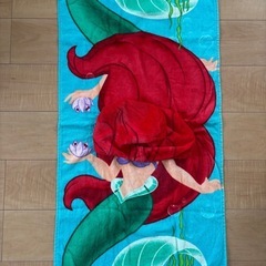 ディズニー マーメイド バスタオル ポンチョ バスローブの画像