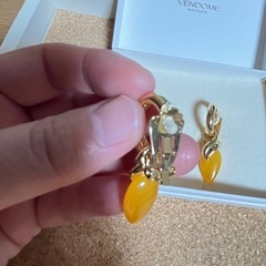 久慈琥珀　　イヤリングの画像