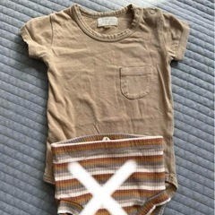 the simple folk ロンパースの画像