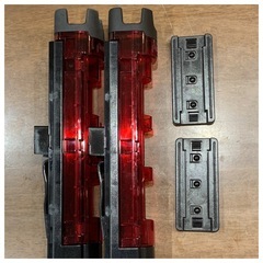 メイホウ(MEIHO) ロッドスタンドBM-250 Light クリアレッド×ブラック2個セット】の画像