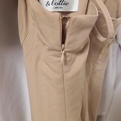 &lottie　クロップドシアートップス&ギャザーワンピースセットの画像