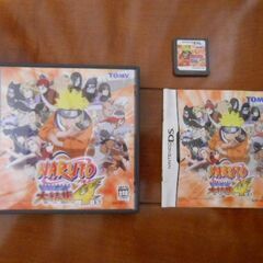 中古　ＤＳ　ゲームソフト　NARUTO　ナルト　最強忍者　大結集４