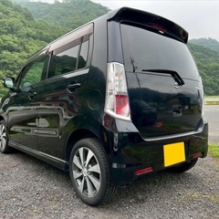 低走行8万キロ☆特別仕様車☆月々9千円〜分割払い可‼️ 車検2年付き！【名義変更代込み】☆スズキ ワゴンRスティングレー☆Bluetoothナビ付き☆走行中DVD見れます☆プッシュスタート☆ドライブレコーダー付きのフル装備☆純正アルミ☆そのまま乗って帰れます！の画像
