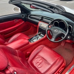 H19年 レクサス SC430 UZZ40 レッドレザー カスタム 車検付の画像