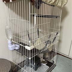 値下げしました！ペット用品(猫用ゲージ)の画像