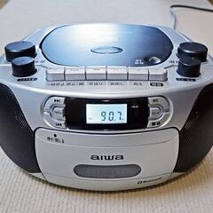 【ジャンク品】アイワ Bluetooth対応 CDラジオカセット...