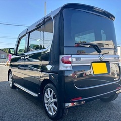 月々9千円〜分割可❗️車検2年付き！【名義変更代込み】広い車内！大人気‼️ダイハツ タントカスタム☆HDDナビ付き☆走行中DVD見れます☆純正アルミ☆事故修復歴無し☆電動スライドドア☆ドライブレコーダー☆そのまま乗って帰れます！の画像