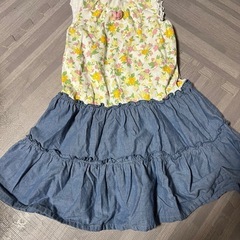 ミキハウス　ホットビスケット　ワンピース110cm