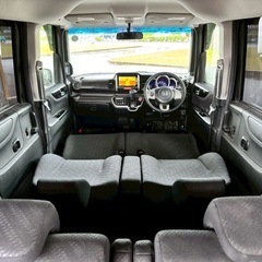 安心の1年保証付き‼️24年式☆月々1.2万円〜分割払い可❗️ 車検2年付き！【名義変更代込み】大人気☆ホンダ N-BOXカスタム☆ステアリングスイッチ付き☆SDナビ付き☆走行中DVD見れます☆ETC付き☆便利なバックカメラ付き☆電動スライドドア☆ドラレコ付き☆スマートキー☆フルオートエアコン☆事故歴修復歴なし☆そのまま乗って帰れます❗️の画像