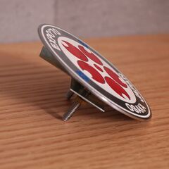 ☆レア物 銀枠☆ 美品 大阪万博 EXPO'70 金属製 カーエンブレム