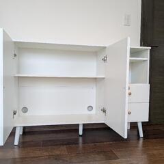 キャビネット（白）新品の画像