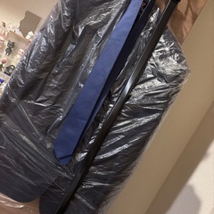 処分予定 美品 着用回数1~2回 クリーニング済 スーツ セット  ジャケット パンツ ネクタイ ベルト 4点 の画像