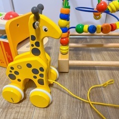 木製おもちゃセットの画像