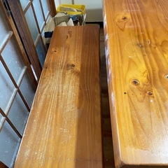 ニトリ　ダイニングテーブル　食卓の画像