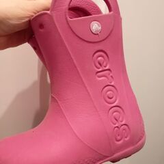 クロックス　子供　長靴　レインブーツの画像