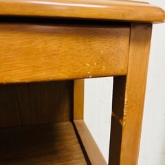 あげます【天然木】シンプルでコンパクトなキャビネット｜収納力抜群！引き取り限定の画像