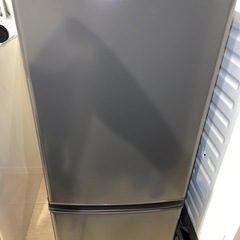 三菱電機 146Lコンパクト2ドア冷蔵庫 マットチャコールの画像