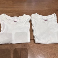120cm 無地Ｔシャツ２枚セットの画像