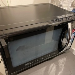0円で譲ります。SHARP 電子レンジ RE-S5C-B