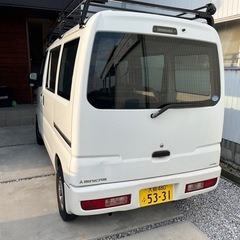三菱　ミニキャブバン　平成26年　U61V ルーフレール付き　ATの画像