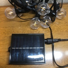 ソーラー式LEDストリングライトの画像