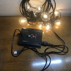 ソーラー式LEDストリングライト